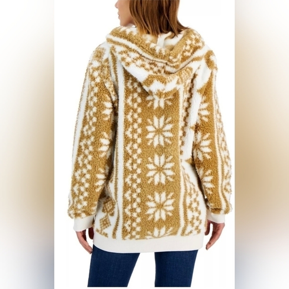 Womens Hooded sherpa jacket size xl - Picture 2 of 6